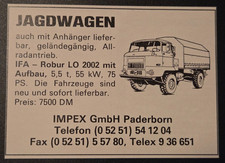 Ifa robur 2002 - ifa, automobil