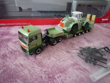 Herpa 946759 MAN TGX Tieflade Sattelzug mit Radlader Geiger Maßstab  1:87 in OVP