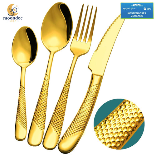 Besteckset teilig gold - besteckset,