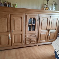 Wohnzimmerschrank Landhausstil  Eiche hell gelaugt  Wohnschrank NP 9800€