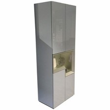 Hülsta Vitrine Tetrim 981003 Lack Hochglanz Eisblau Rahmen 