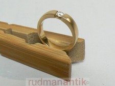 eleganter RING GELBGOLD 585 mit BRILLANT ca. 0,15 KARAT - punziert