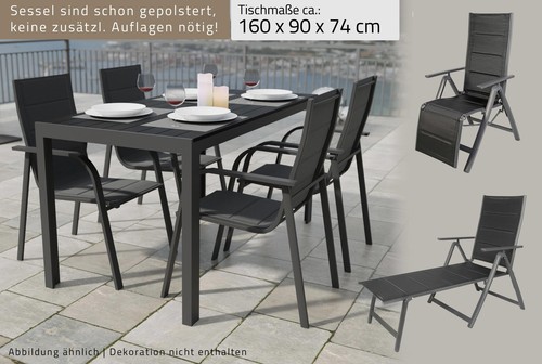 Alu gartensitzgruppe essgruppe - gartensitzgruppe,