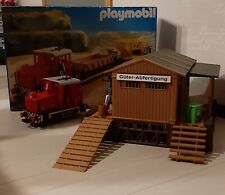 LGB/Playmobil Güterzug inOVP und Güterbahnhof 