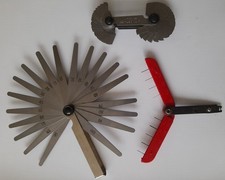 Abstandslehre 52 Blatt  Gewindelehre  Düsenlehre