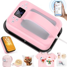 Hitzepresse Transferpresse T-Shirt, Shirtpresse Textildruck Heißpresse 21x16cm