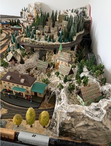 Bergdorf aus holz pflugbeil - bergdorf,