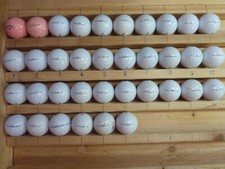 (FB2665) 36 St. Golfbälle Callaway Solaire, Zustand:  leicht bespielt -meist gut