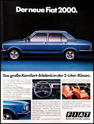 Fiat 132 2000 - 132, originale