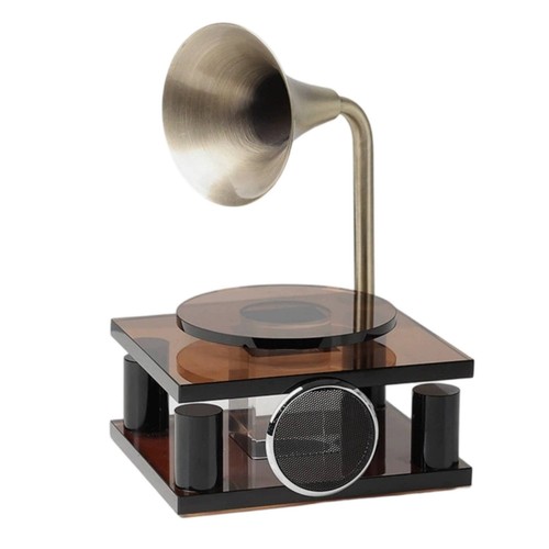 Kristall grammophon metallhorn - kristall-grammophon,