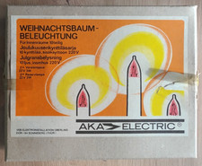 1/2 - DDR-WEIHNACHTSBAUMBELEUCHTUNG, IN FINNISCH & SCHWEDISCHER SCHRIFT EXPORT?