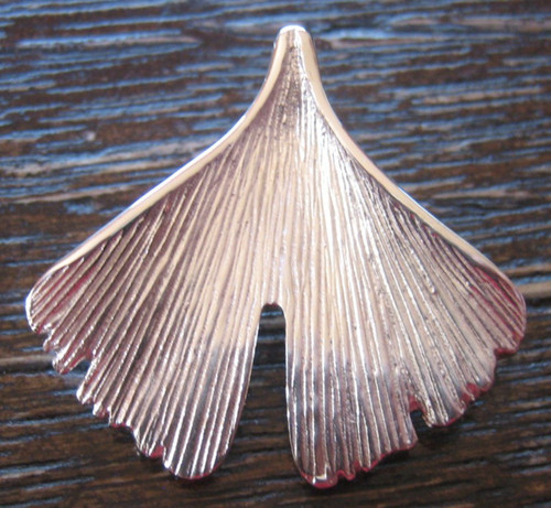 Ginkgo anhänger 925 silber - ginkgo,