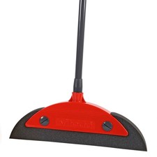 Vileda 1469 Micro-Pur Superfeger Besen mit Teleskopstiel, schwarz/rot