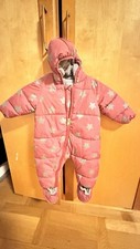 +++ Oskars mini Gr. 104 Winteranzug Overall Fleecefutter Kapuze Dunkelblau +++
