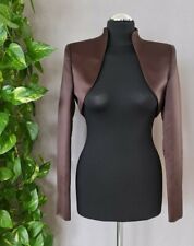 Cs347 Mariposa Bolero Jacke Braun Damen Gr 34