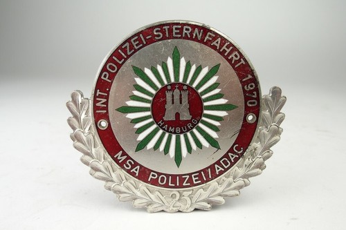 Alte emaille auto plakette - alte,