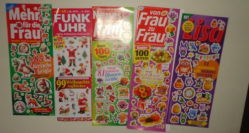 Stickerbögen aus - 5,