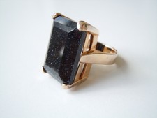 925 Silber Vergoldet Ring