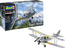 Revell 03827 D.H. 82A Tiger Moth Flugmodell Bausatz, Maßstab 1:32