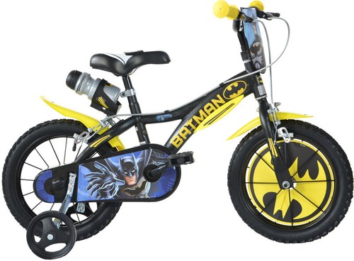 Fahrrad batman schwarz gelb - fahrrad,