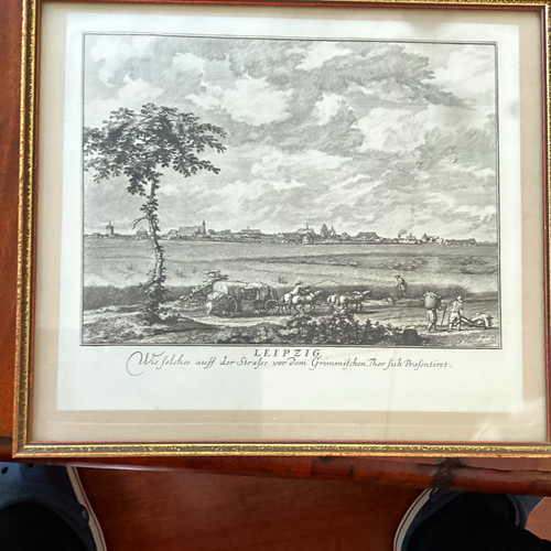 Gerahmter kunstdruck gravur - gerahmter, kunstdruck/gravur