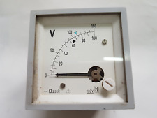 Original DDR Einbauinstrument Voltmeter 0-150V Spannungsmesser analog s.Fotos!