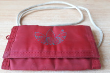 Vintage Adidas Portemonnaie, Geldbörse, Umhängetasche - 80 / 90er Jahre - Retro