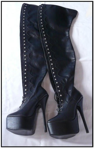 Extreme high heels overknees - extreme,