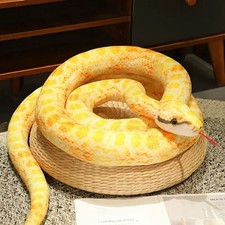 Große Plüschpython Riesenschlange Deko Kissen Dekor Geschenk Tier
