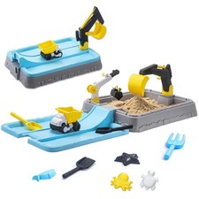 Sandkasten mit bagger kinder - sandkasten,