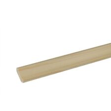 Holzleiste Fichte Kiefer Natur Stab Hohlkehl Leiste Holz unbehandelt 1000 mm