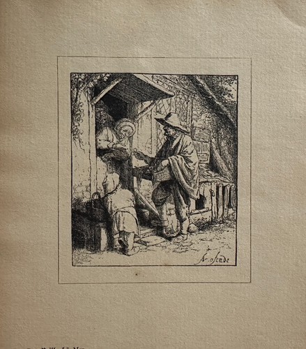 Lithographie adriaen van - d',