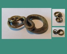 Messing Schlange Reptil NEU