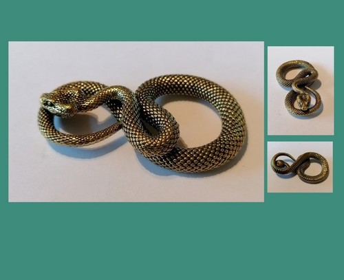 Messing schlange reptil - messing,