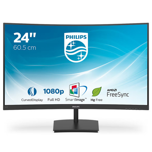 Philips 241e1sc zoll - 23.6, full