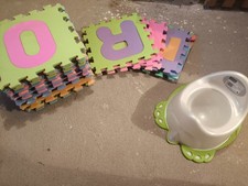 Baby Topf Töpfchen & Puzzle Teppich