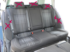 VW Golf 7 5G Sitz Sitze hinten