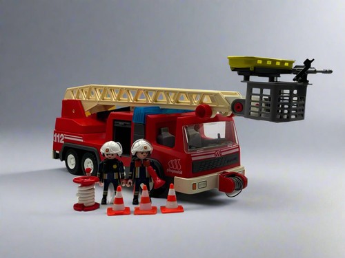Playmobil feuerwehr drehleiter - playmobil, feuerwehr-drehleiter