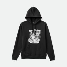 BRIXTON BB MONSTER HOODED SWEATSHIRT GR: M BLACK