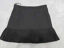 Damen Rock mit Plisseefalten-Volant, Orsay, schwarz, Gr. 40