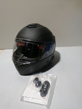 Motorradhelm  Sena Outrush R Bluetooth Klapphelm mit Intercomsystem (Schwarz XL