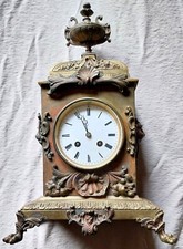 Kaminuhr Tischuhr Messig