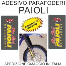 Paioli Blue Steel Kristall Aufkleber Gabelhüllen