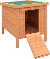Kaninchenstall aus Holz Outdoor, Meerschweinchenstall, Kaninchenversteck, Katzenhaus, Hase
