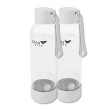 SodaTASTE Wasserflasche weiß