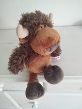 NICI Büffel Big Bow ca 25 cm Wild Friends Bison Stofftier Kuscheltier Schlenker