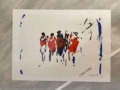 Oskar koller kunstdruck - kunstdruck, 1985