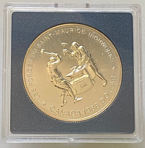 Canada dollar 1988 ironworks - ,