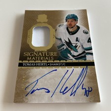 NHL Card-Tomas Hertl-Signature
