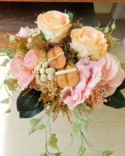 Trockenblumenstrauß mit - trockenblumenstrauß,